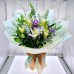 5pcs Pure White Color Lily Bouquet Medium size