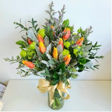 Orange Crush in Vase Medium size