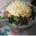 50pcs Champagne Color of Roses Bouquet