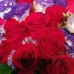 18pcs Roses Bouquet with Purple Lisianthus 18pcs Roses Bouquet with Purple Lisianthus