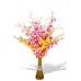12 Mixed Dendrobium Orchids Vase Bouquet