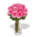 12 Rose in Vase 