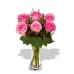 6 Rose in Vase 6 Rose in Vase