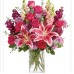 Stunning Lily Bouquet in Vase (medium size)